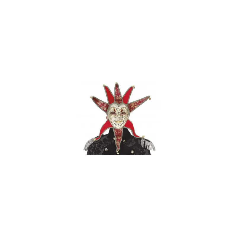 Disfrazzes Antifaces Y Gafas Para Disfraces|Disfraces Unisex^Máscara Veneciana Roja de Hombre