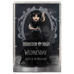 Mattel Miércoles Addams^Muñeca Monster High x Wednesday Miércoles Rave'N