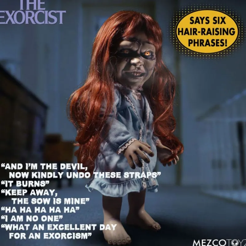 Muñeca Regan El Exorcista Parlante 40 cm Coleccionismo De Miedo Y Terror