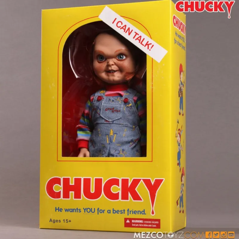 Mezco Toys Coleccionismo De Miedo Y Terror^Muñeco Diabólico Chucky Parlante 40 cm Child's Play