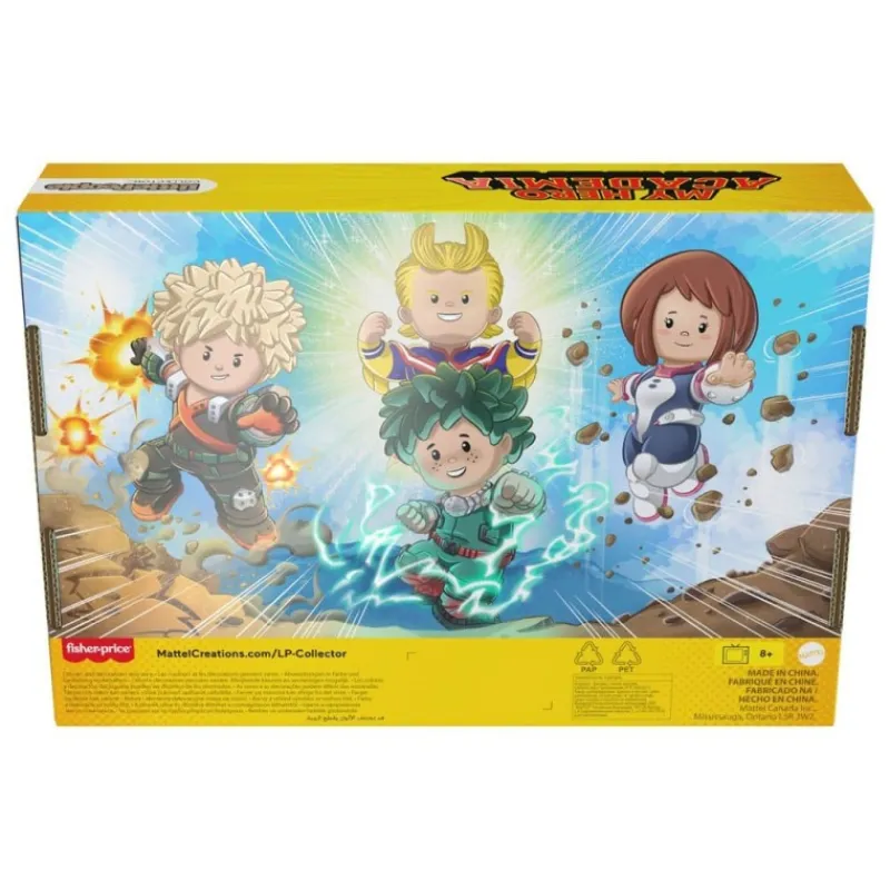 Online My Hero Academia Pack de 4 Minifiguras Fisher-Price Little People Juguetes, Figuras Y Más Regalos Para Peques