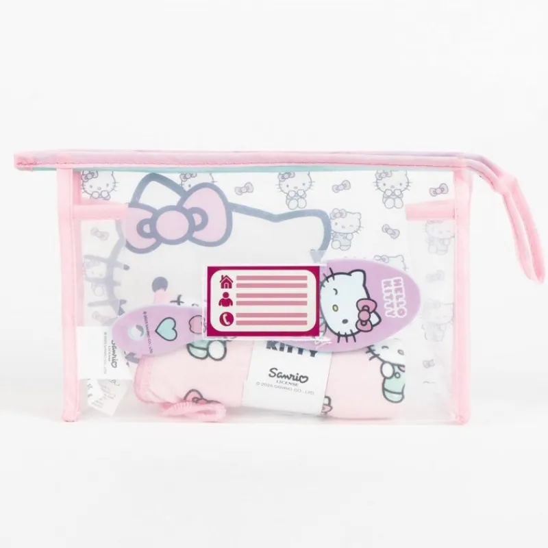 Cerdá Kids Accesorios Para El Pelo, Gafas De Sol Y Kits De Belleza Infantiles ^Neceser de Aseo de Viaje Hello Kitty