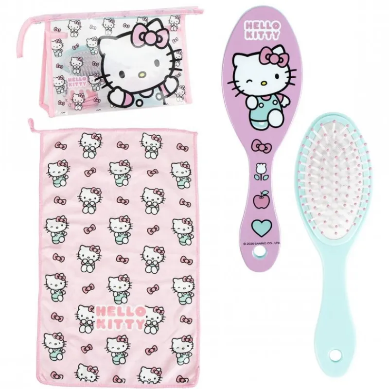 Cerdá Kids Accesorios Para El Pelo, Gafas De Sol Y Kits De Belleza Infantiles ^Neceser de Aseo de Viaje Hello Kitty