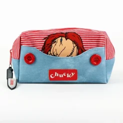 Cerdá Adult Chucky Muñeco Diabólico|Coleccionismo De Miedo Y Terror^Neceser de Aseo de Viaje Chucky 50% PVC 50% Algodón