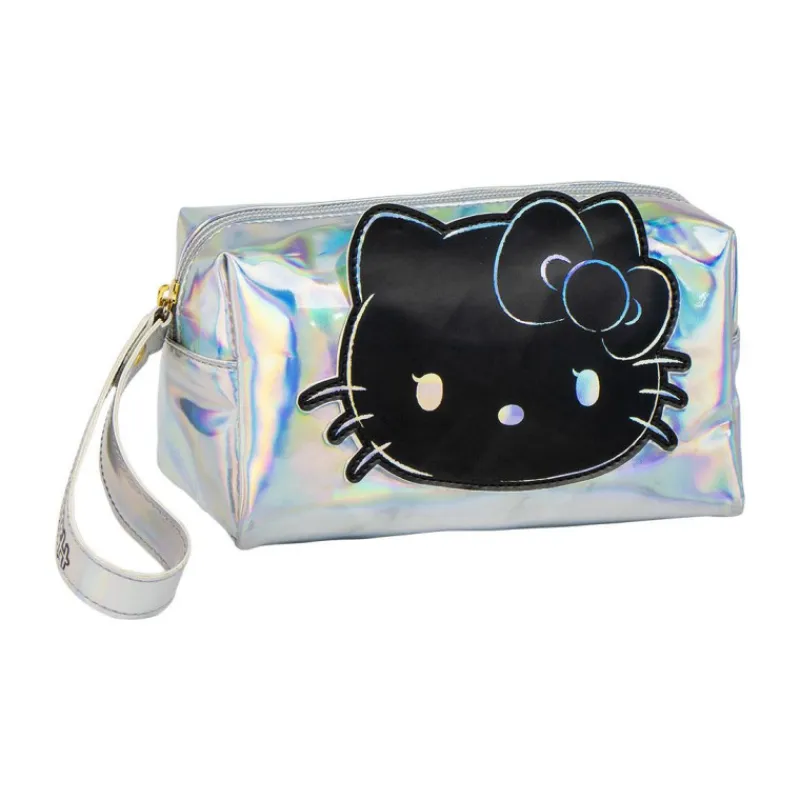 Neceser iridiscente Hello Kitty Sanrio Accesorios Para El Pelo, Gafas De Sol Y Kits De Belleza Infantiles