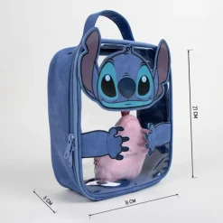 Cerdá Adult Películas Y Personajes De Disney ·Lilo Y Stitch^Neceser transparente Stitch Disney 16cm