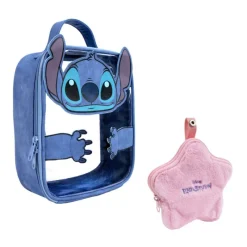 Cerdá Adult Películas Y Personajes De Disney ·Lilo Y Stitch^Neceser transparente Stitch Disney 16cm