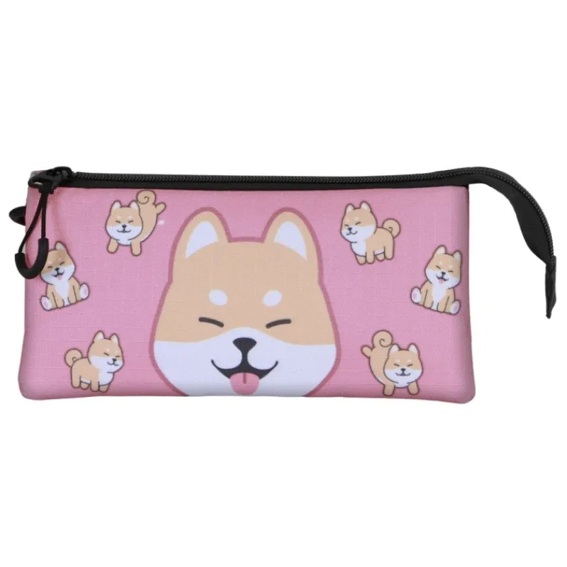 KaracterMania Para El Cole^Oh My Pop Shiba Estuche Portatodo Triple Multicolor