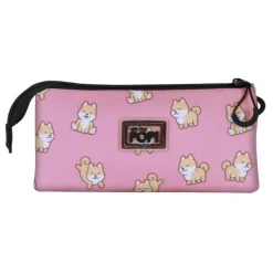 KaracterMania Para El Cole^Oh My Pop Shiba Estuche Portatodo Triple Multicolor