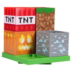 Paladone Products Minecraft|Regalos Y Coleccionismo Para Gamers - Cosas De Videojuegos Míticos^Organizador escritorio Minecraft