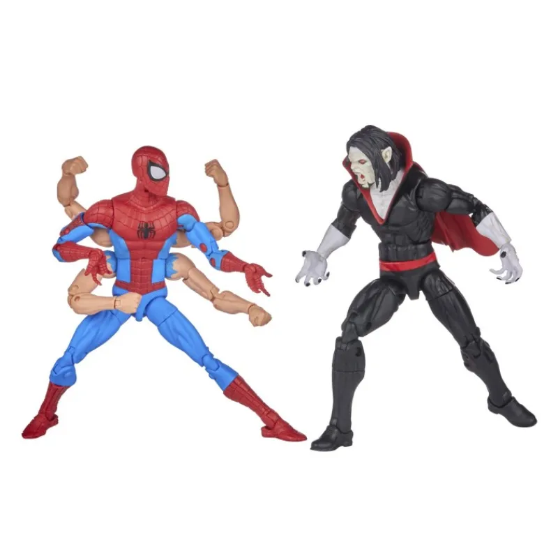 Hasbro Superhéroes Marvel^Pack 2 Figuras Marvel Legends Spider-Man y Morbius 15 cm