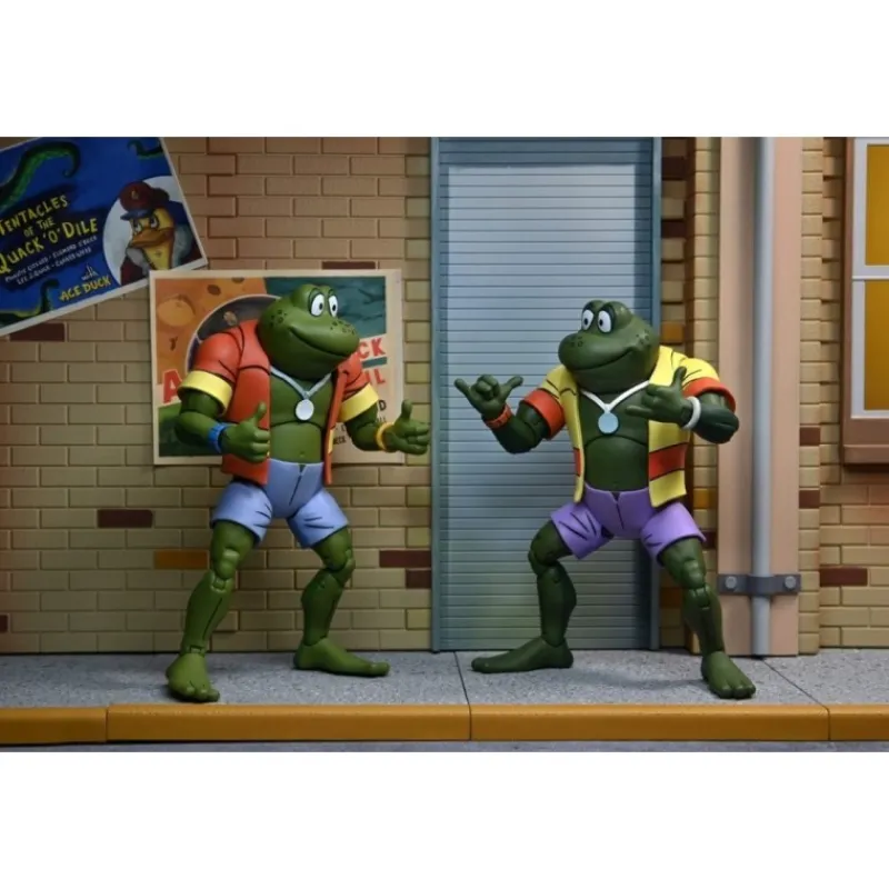Neca Las Tortugas Ninja^Pack 2 Figuras Ranas Napoleon y Atilla 18 cm