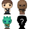Funko Funko Pop Star Wars^Pack 4 figuritas Bitty Pop! Han Solo Star Wars