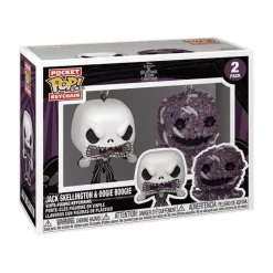 Funko Pesadilla Antes De Navidad^Pack 2 Llaveros POP! Vinyl Jack y Oogie de Pesadilla antes de Navidad
