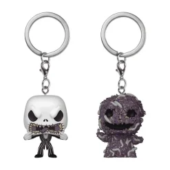 Funko Pesadilla Antes De Navidad^Pack 2 Llaveros POP! Vinyl Jack y Oogie de Pesadilla antes de Navidad
