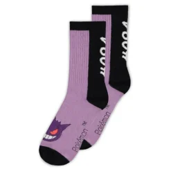 DIFUZED Eevee|Moda Pokemon^Pack 3 Pares Calcetines Pokémon Heads Colormix 35-38