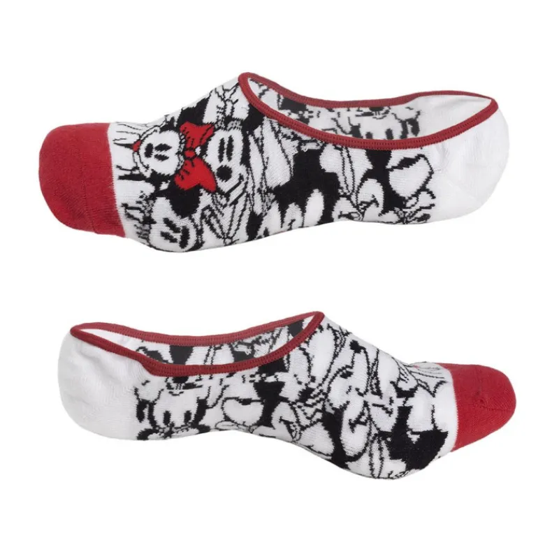 Cerdá Adult Películas Y Personajes De Disney ·Mickey & Minnie|Ropa Disney^Pack 3 pares de Calcetines cortos Minnie Mouse