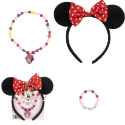 Outlet Pack bisutería Minnie Disney Para Niñas|Accesorios Para El Pelo, Gafas De Sol Y Kits De Belleza Infantiles