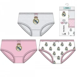 New Pack Braguitas Real Madrid para Niñas 100% Algodón Niños Ropa Y Téxtil: Cosas Que Ponerse Para Niños