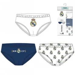 Hot Pack Calzoncillos infantiles 3 Piezas Real Madrid 100% Algodón Niños Ropa Y Téxtil: Cosas Que Ponerse Para Niños