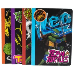 Otros Fabricantes Las Tortugas Ninja^Pack de 4 cuadernos Tortugas Ninja A6