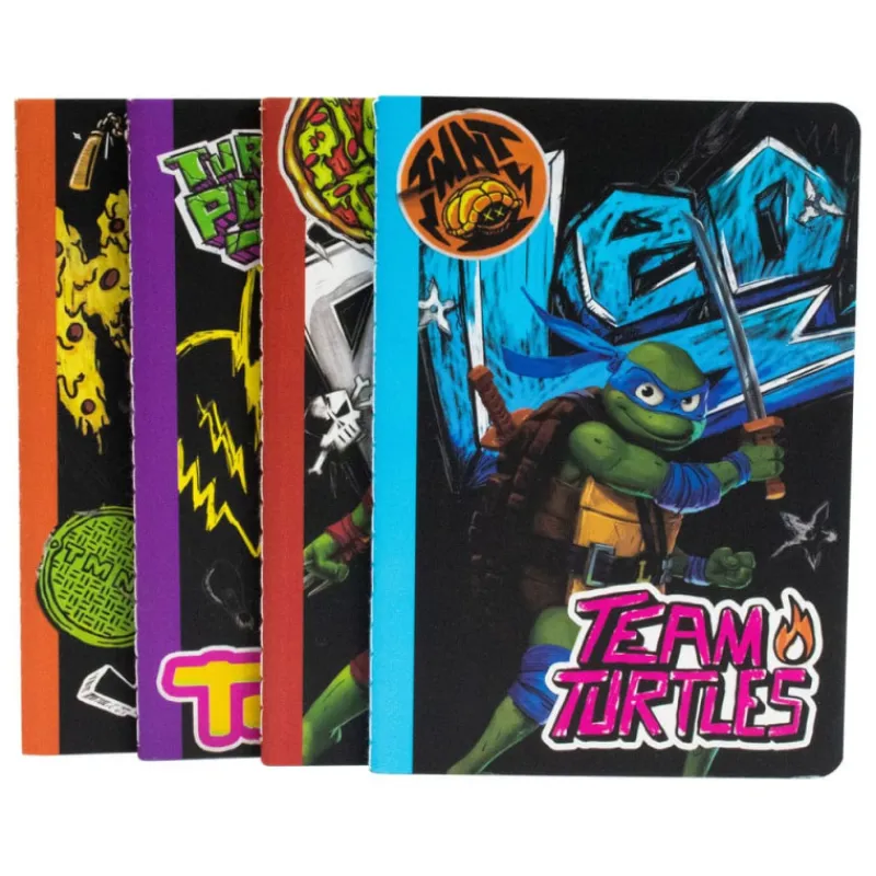 Otros Fabricantes Las Tortugas Ninja^Pack de 4 cuadernos Tortugas Ninja A6