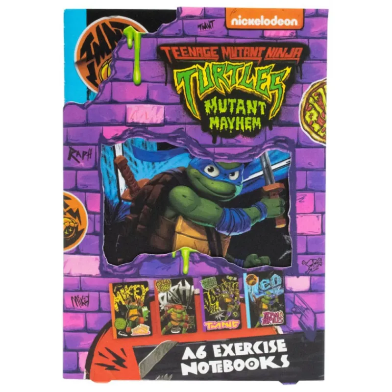 Otros Fabricantes Las Tortugas Ninja^Pack de 4 cuadernos Tortugas Ninja A6