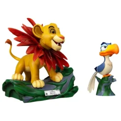 Pack de 2 Estatuas Master Craft Disney El Rey León Simba y Zazu 31 cm Películas Y Personajes De Disney ·El Rey León|Figuras Disney De Colección