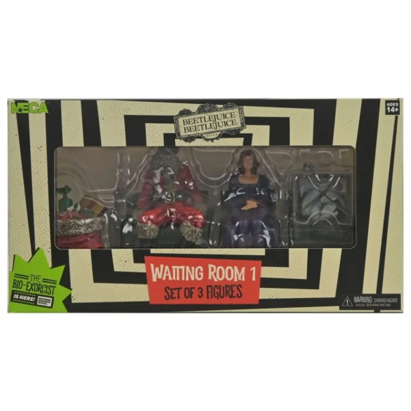 Pack de 3 Figuras Bitelchús: Waiting Room 1 Beetlejuice