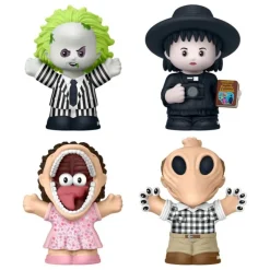 Mattel Beetlejuice^Pack de 4 Minifiguras Beetlejuice Little People 7 cm