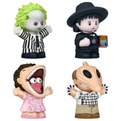 Mattel Beetlejuice^Pack de 4 Minifiguras Beetlejuice Little People 7 cm