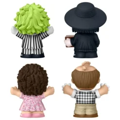 Mattel Beetlejuice^Pack de 4 Minifiguras Beetlejuice Little People 7 cm