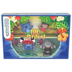 Best Pack de 4 Minifiguras Lilo & Stitch Fisher-Price Little People Collector Películas Y Personajes De Disney ·Lilo Y Stitch|Figuras Disney De Colección
