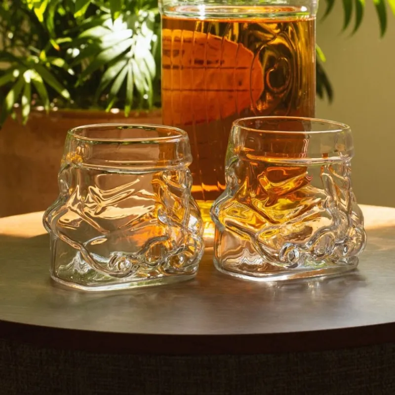 Thumbs Up Complementos Star Wars|Star Wars Hogar^Pack de 2 Vasos de Whisky Original Stormtrooper