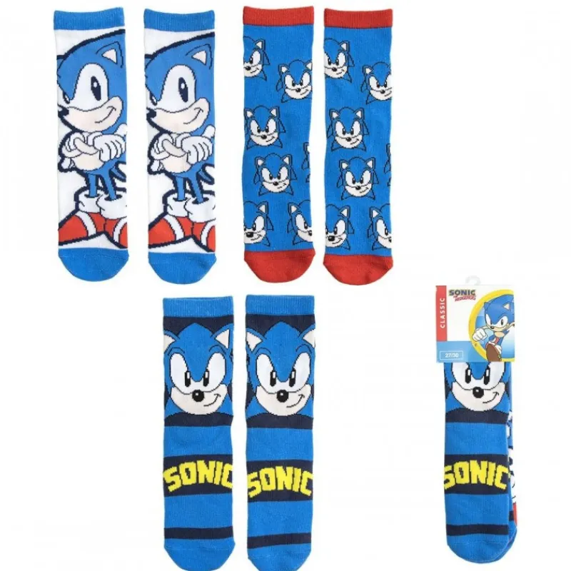 Clearance Pack de Calcetines Sonic: Comodidad y Estilo para los Pequeños Fans Niños Ropa Y Téxtil: Cosas Que Ponerse Para Niños