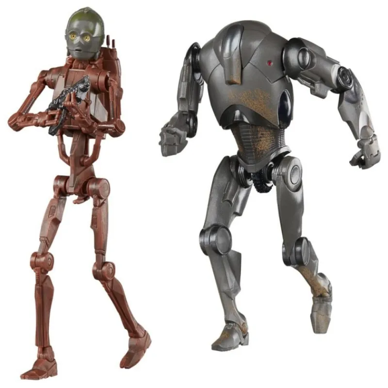 Hasbro Regalos Star Wars Por Personaje |Replicas Y Coleccionismo Star Wars ^Pack de Figuras C-3PO y Super Battle Droid - Star Wars Black Series