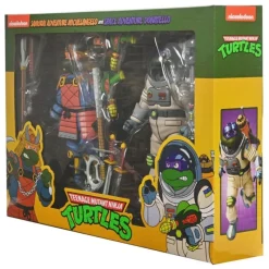 Neca Las Tortugas Ninja^Pack de Figuras Tortugas Ninja Space Adventure & Samurai Turtles