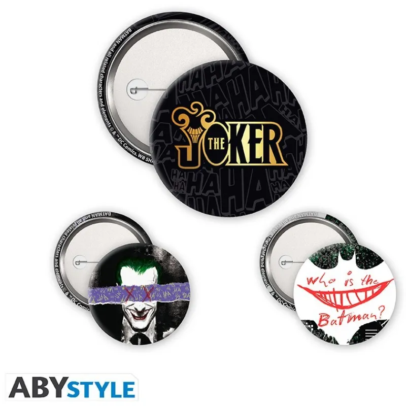 Discount Pack de Insignias DC Comics - The Joker Regalos De Superhéroes Dc|Regalos De Villanos Dc