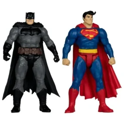 McFarlane Toys Regalos De Superhéroes Dc|Regalos De Villanos Dc^Pack Page Punchers: Figuras de Batman, Son of Batman, Superman y Joker 7 cm