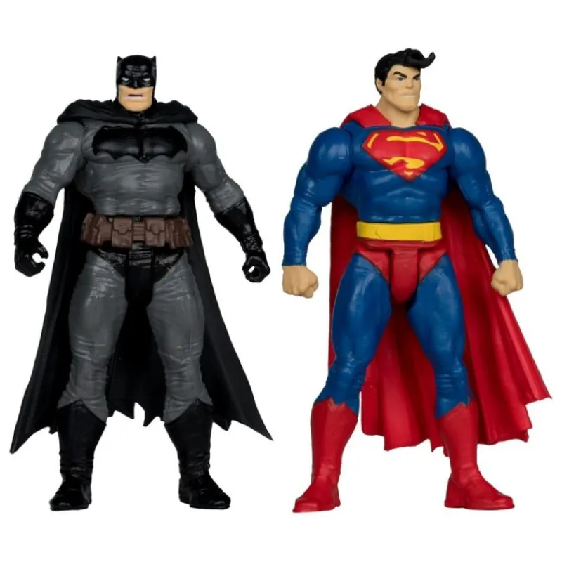 McFarlane Toys Regalos De Superhéroes Dc|Regalos De Villanos Dc^Pack Page Punchers: Figuras de Batman, Son of Batman, Superman y Joker 7 cm