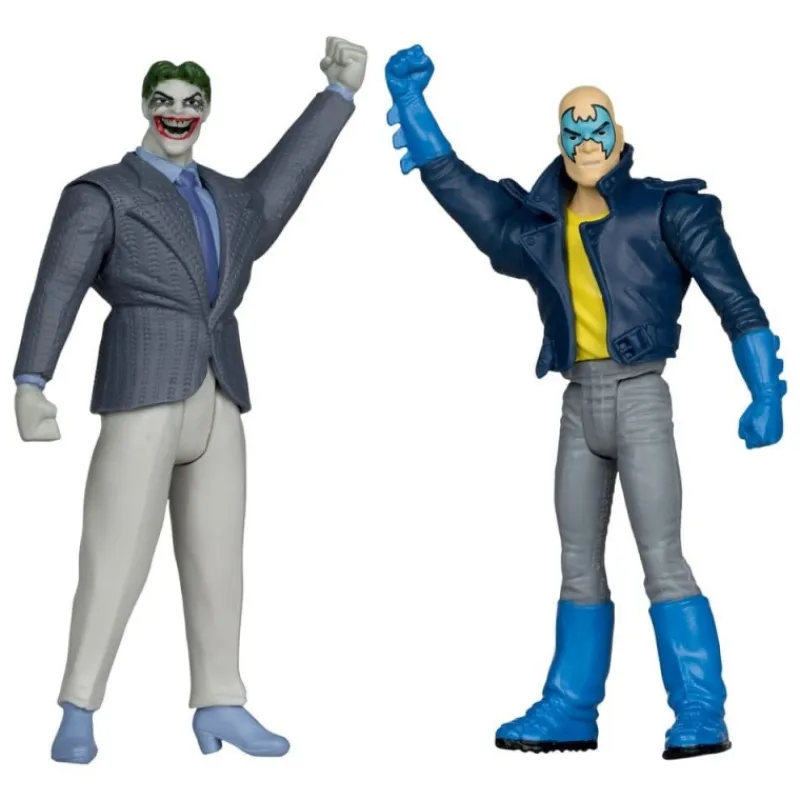 McFarlane Toys Regalos De Superhéroes Dc|Regalos De Villanos Dc^Pack Page Punchers: Figuras de Batman, Son of Batman, Superman y Joker 7 cm
