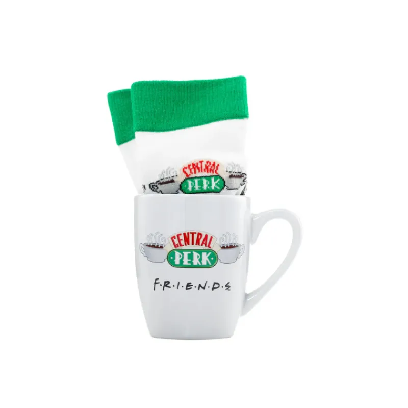 New Pack regalo taza y calcetines Friends Central Perk Friends