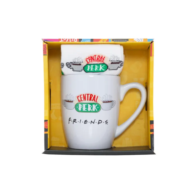 New Pack regalo taza y calcetines Friends Central Perk Friends