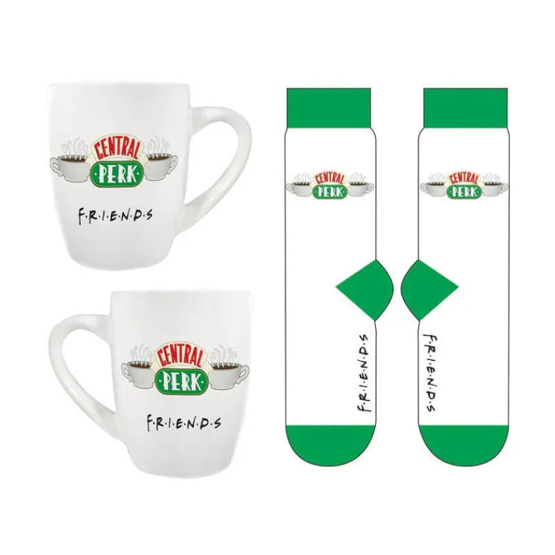 New Pack regalo taza y calcetines Friends Central Perk Friends