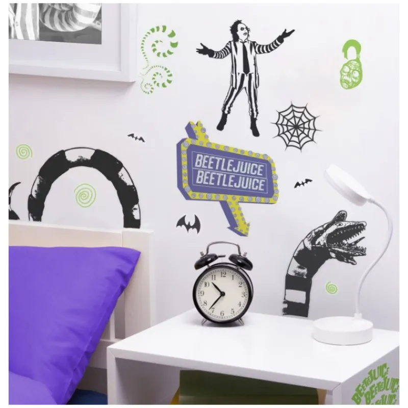 Online Pack Vinilos de pared brillo oscuridad Beetlejuice 44 x 23 cm Beetlejuice