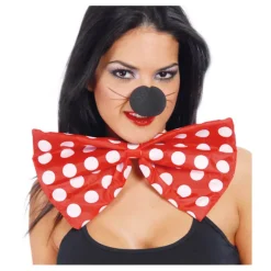 Clearance Pajarita gigante de lunares de Payaso o de Mickey Prendas Accesorias Para Disfraces