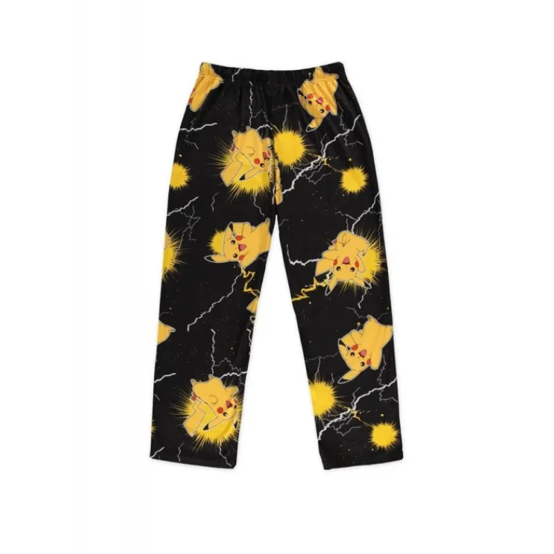 Sale Pantalones de Jersey Pikachu Pokémon XL Pikachu|Moda Pokemon