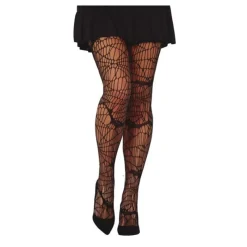 Disfrazzes Medias Y Calcetines Para Disfraces |Accesorios Halloween Y Terror ^Pantys Rejilla Tela de Araña