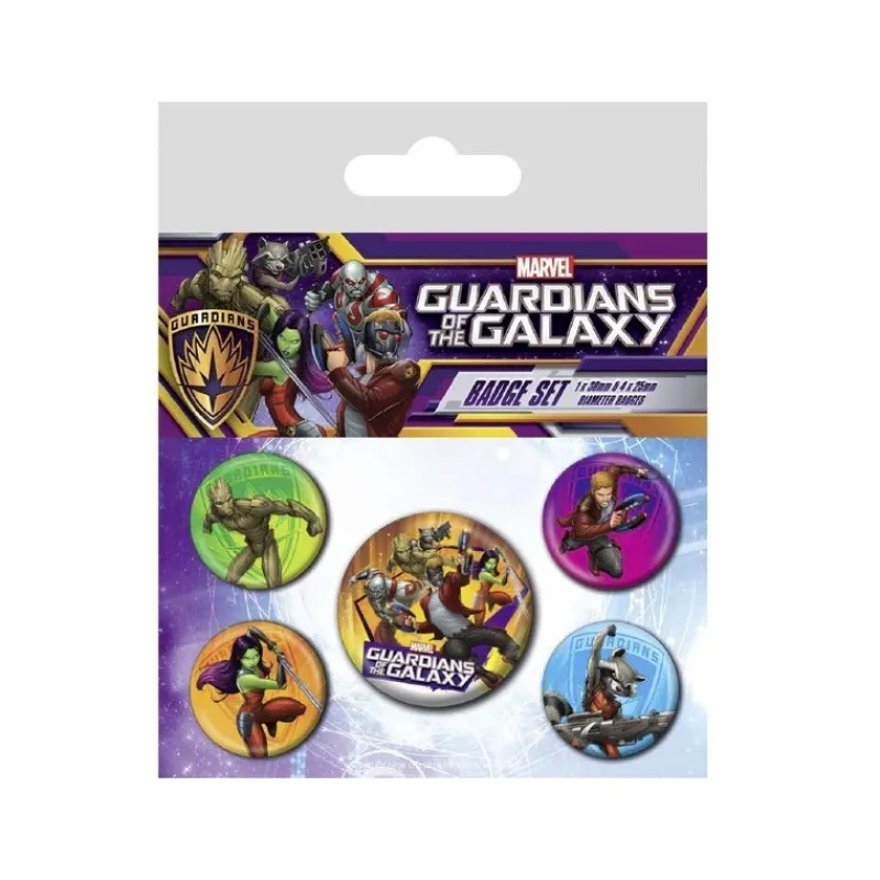 Discount Paquete de Insignias Guardianes de la Galaxia Superhéroes Marvel