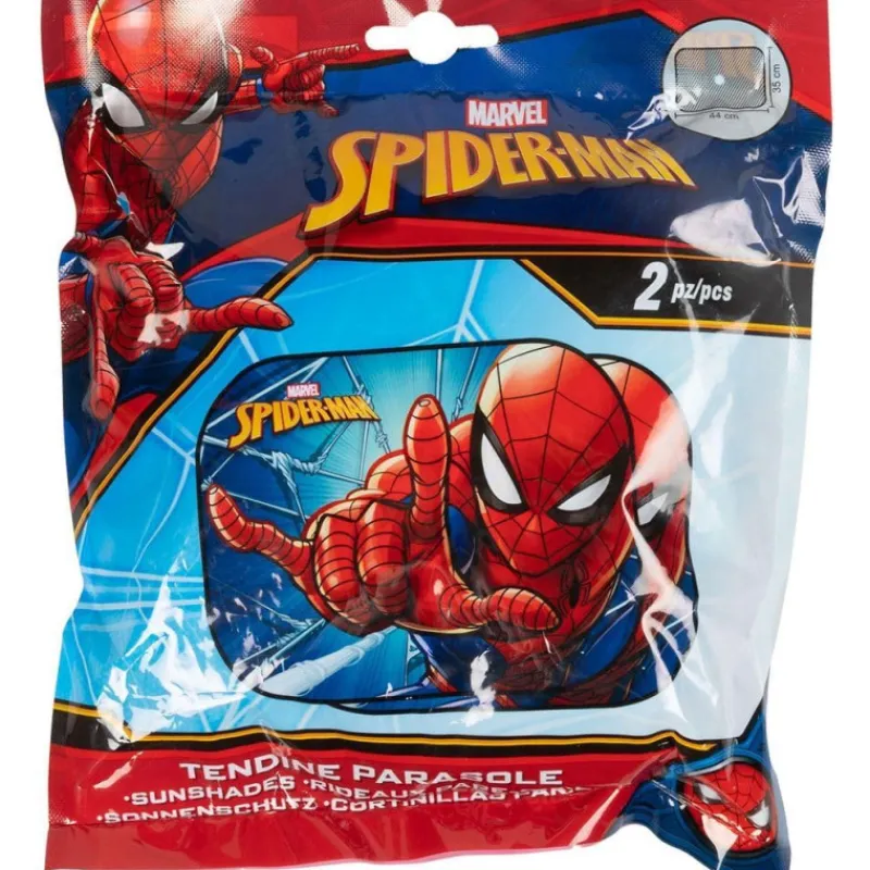 Discount Par de Cortinas Laterales de Coche - Spiderman Niños Marvel Y Dc Para Niños|Superhéroes Marvel